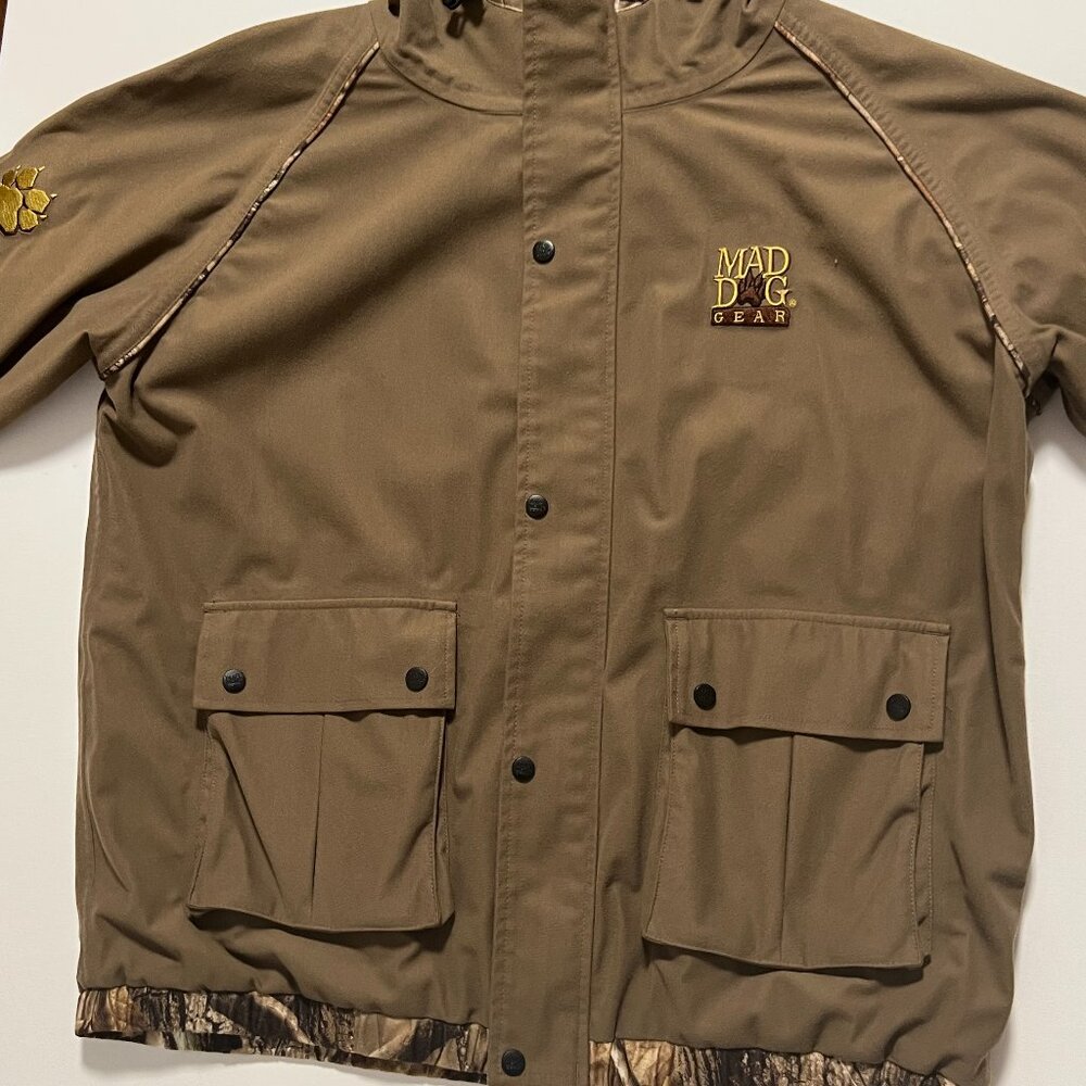 Mad Dog Gear Jacket Coat Full Zip Outdoor Hunting Jacket Coat Men's size Large
